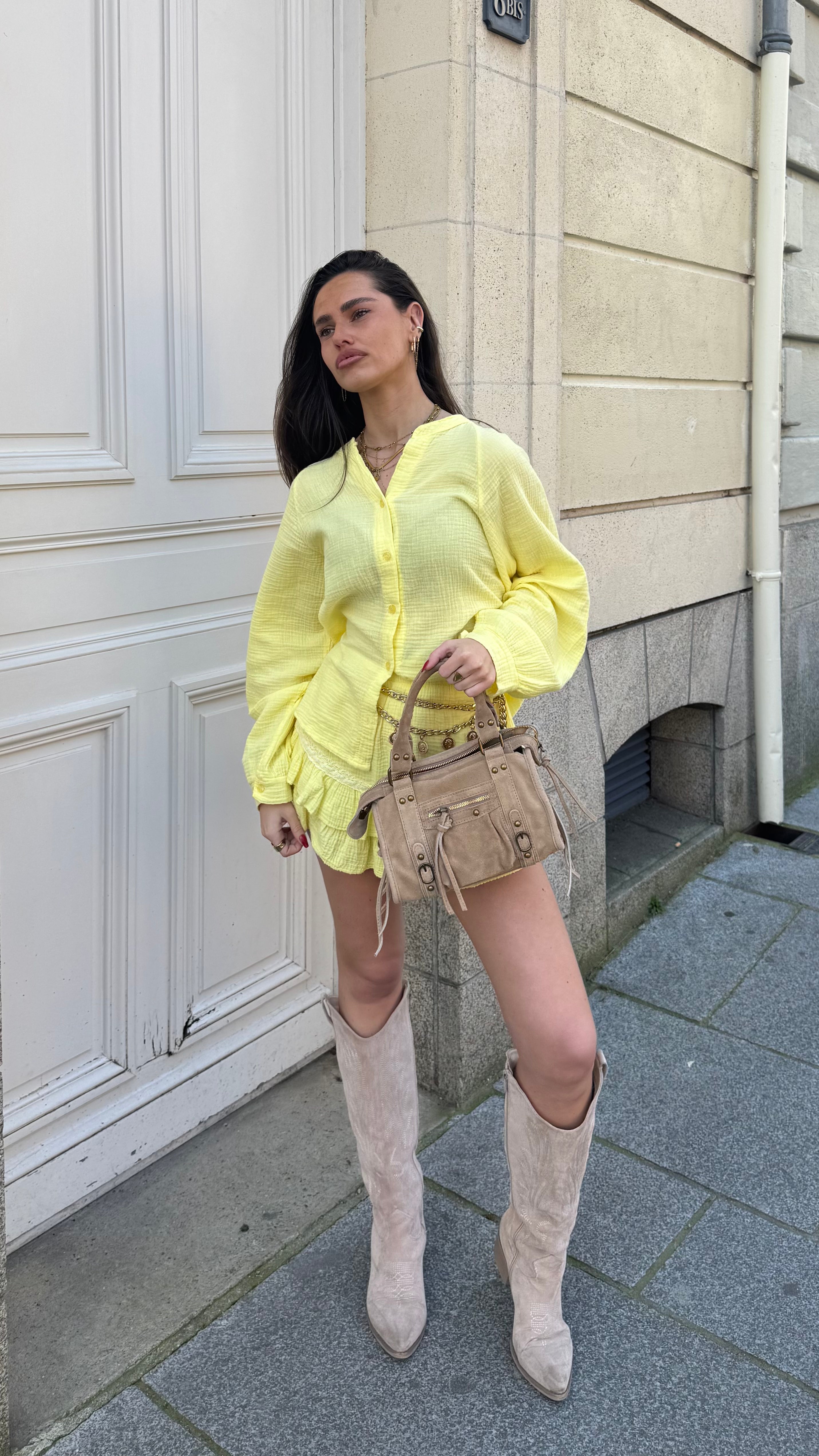 Sac DOLCE small daim 🇮🇹