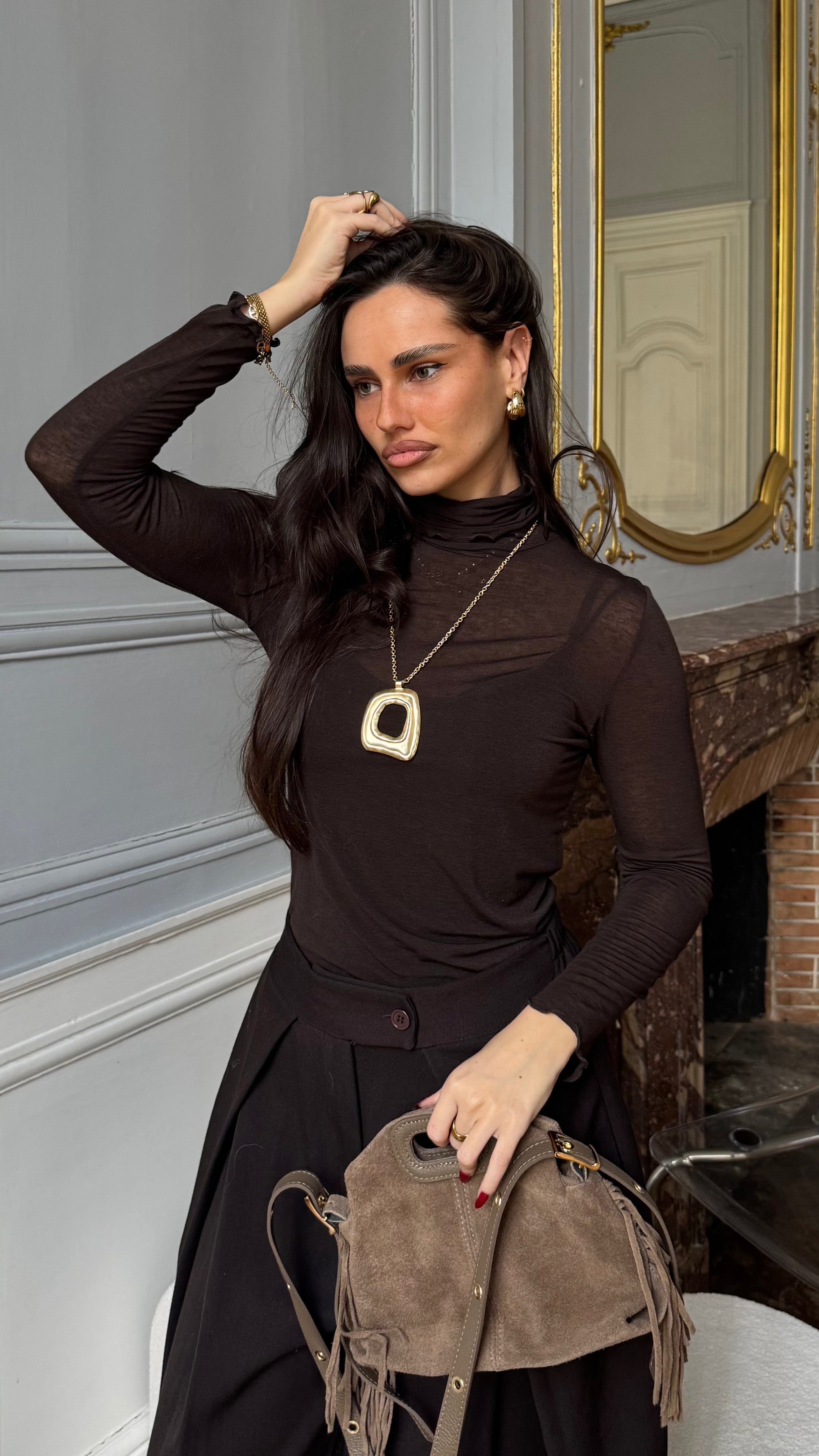 Top Col Roulé MIMI