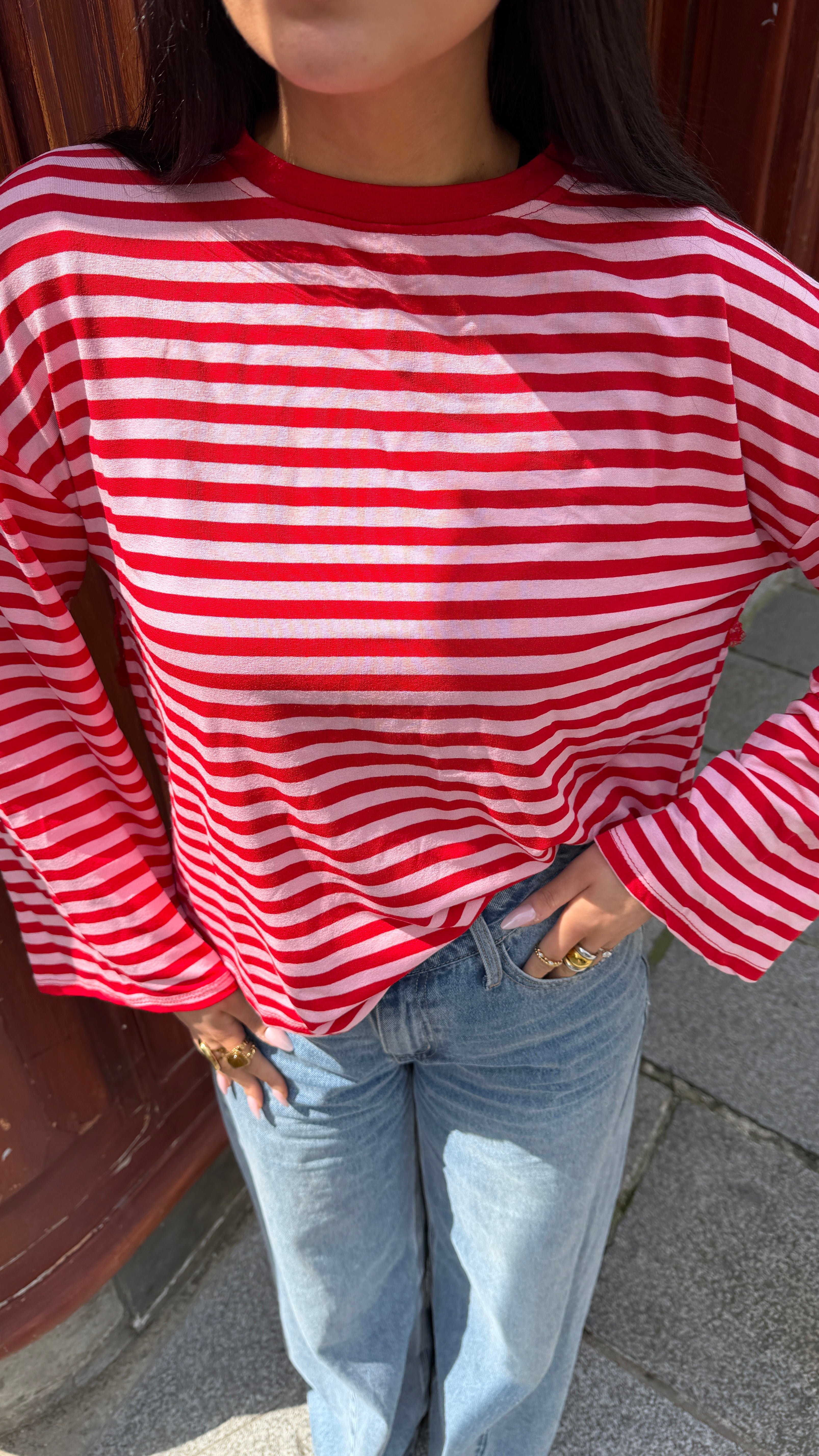 T-shirt marinière manches longues 🇮🇹