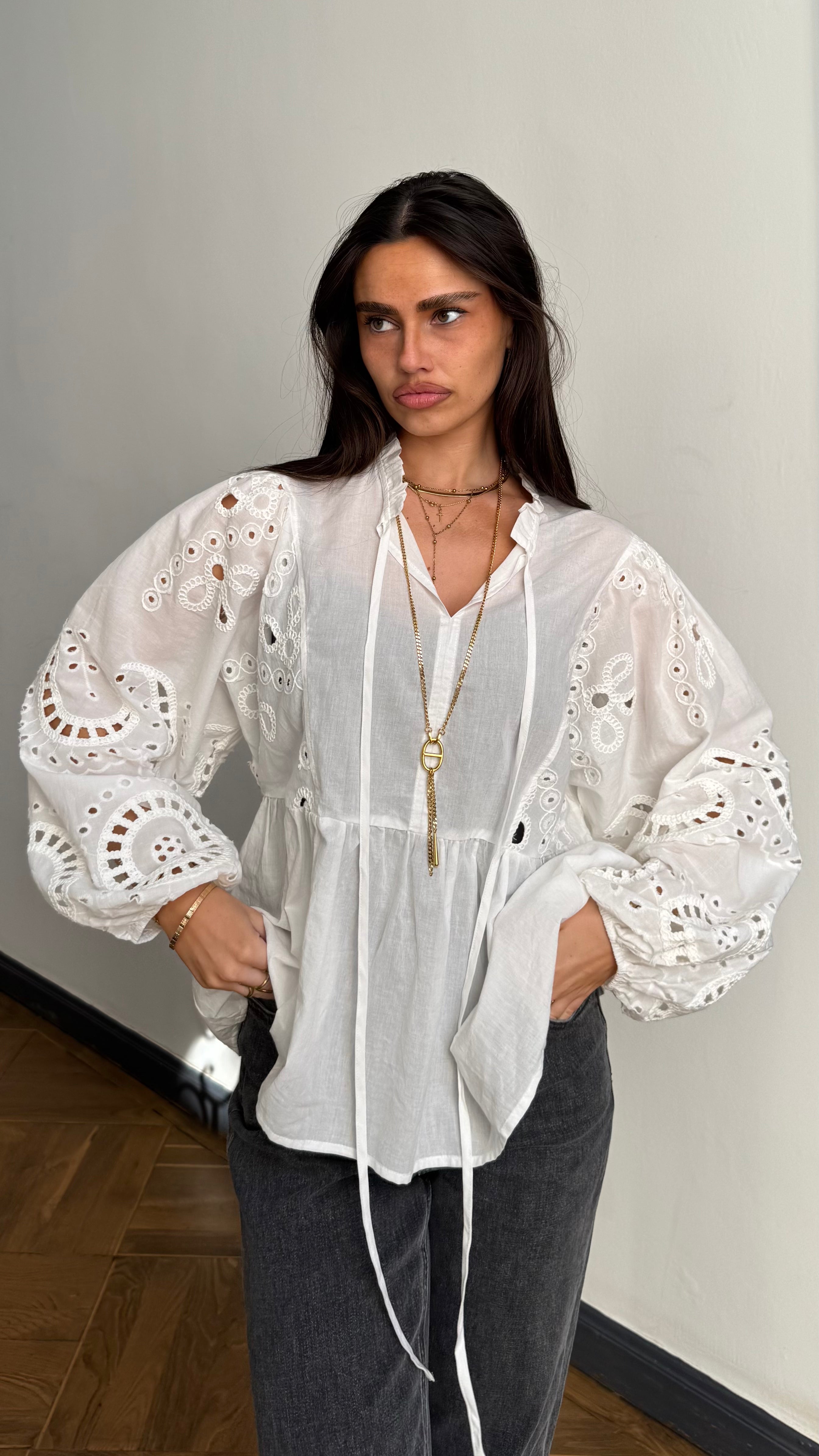 Blouse Broderie SHANA