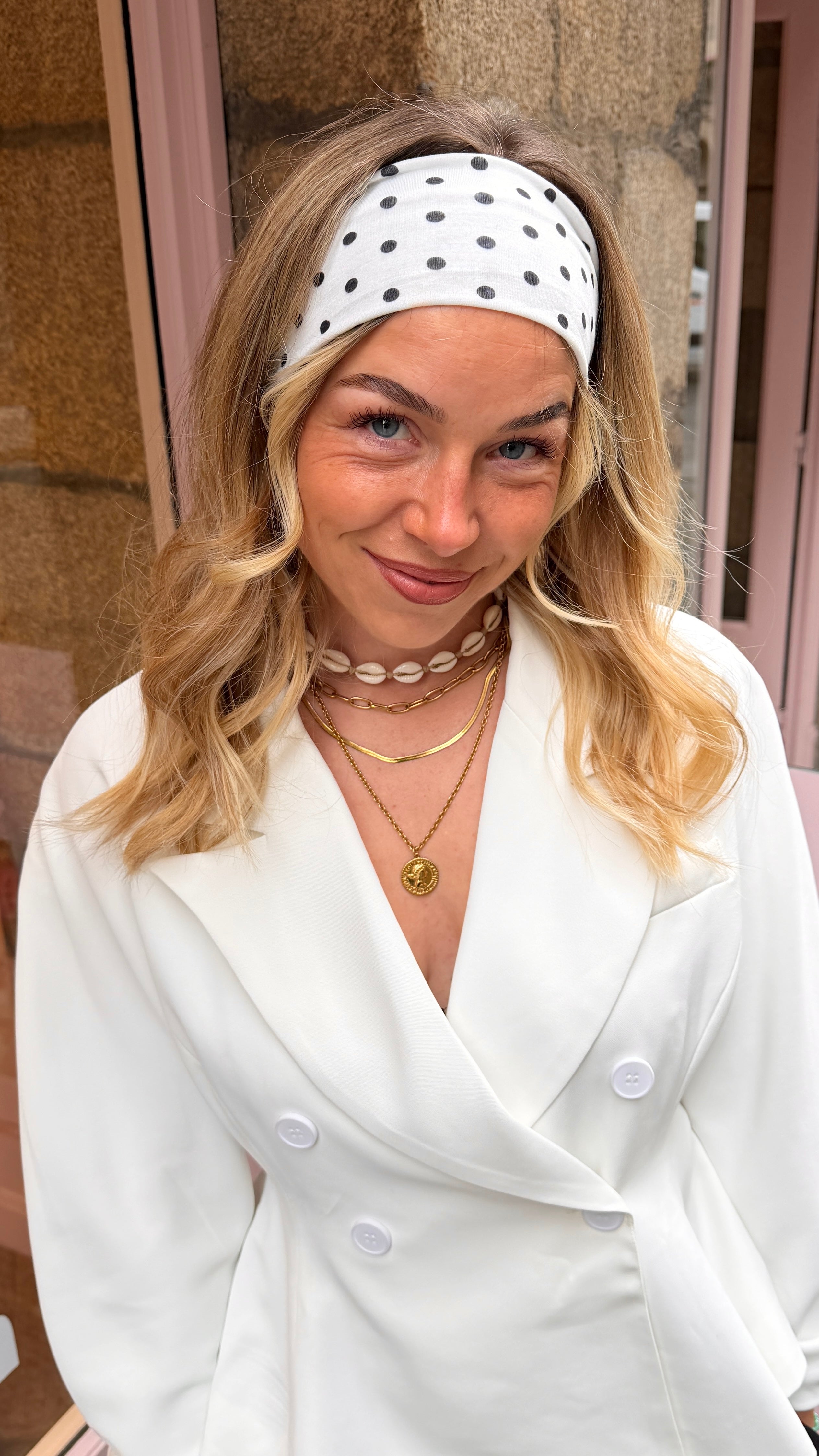 Bandeau à cheveux POLKA