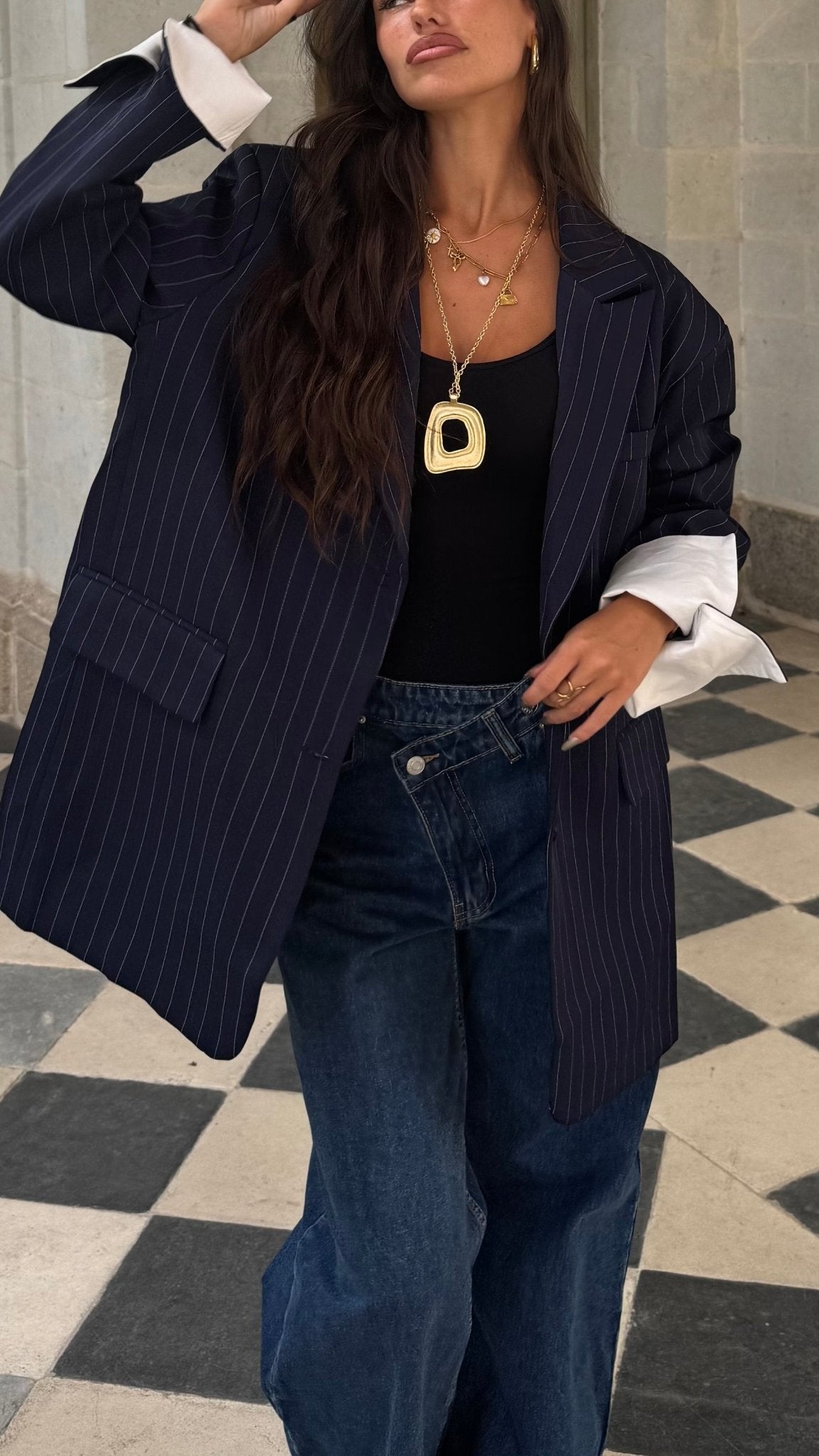 Blazer SELENA Rayé