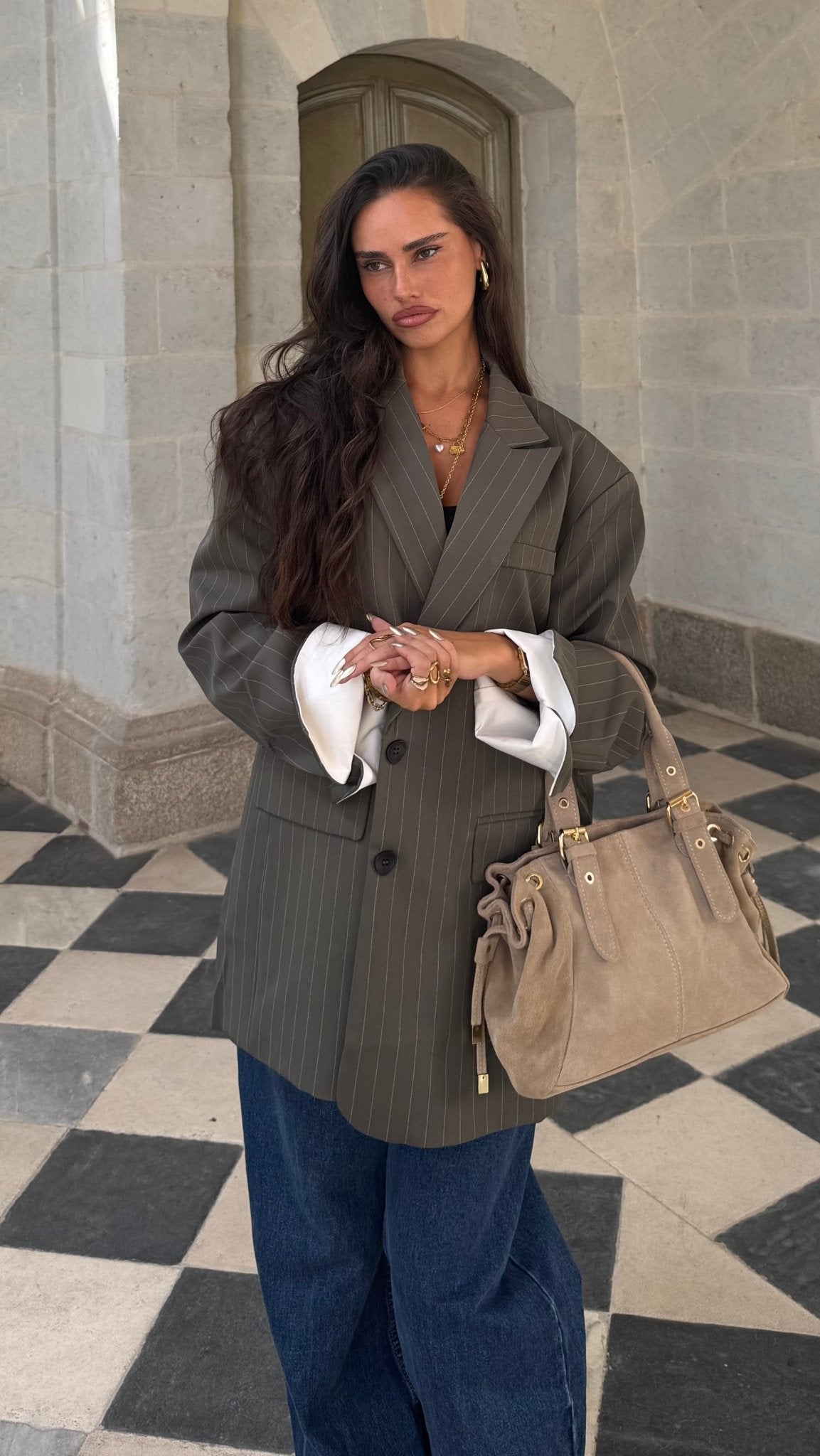 Blazer SELENA Rayé