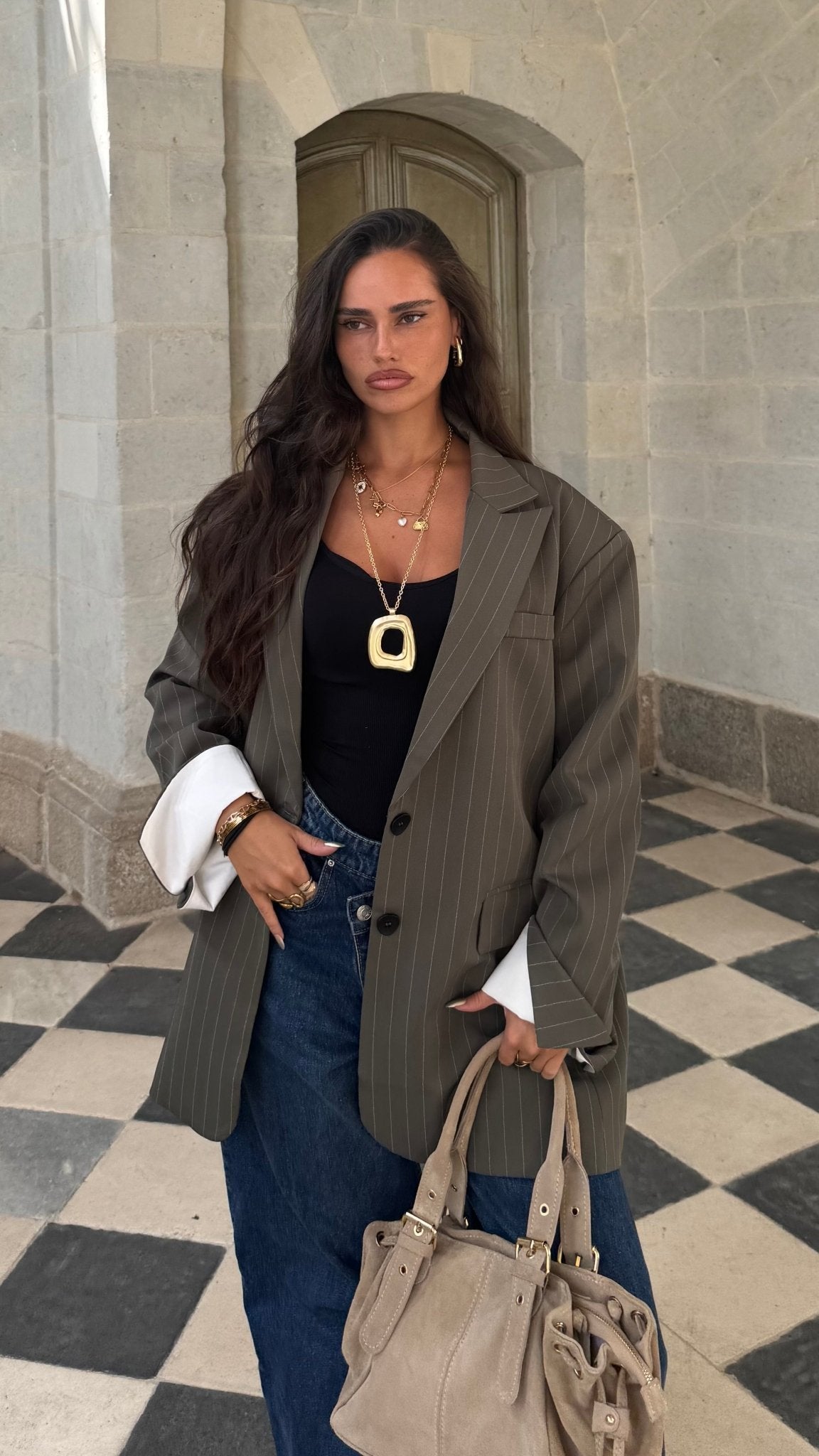 Blazer SELENA Rayé