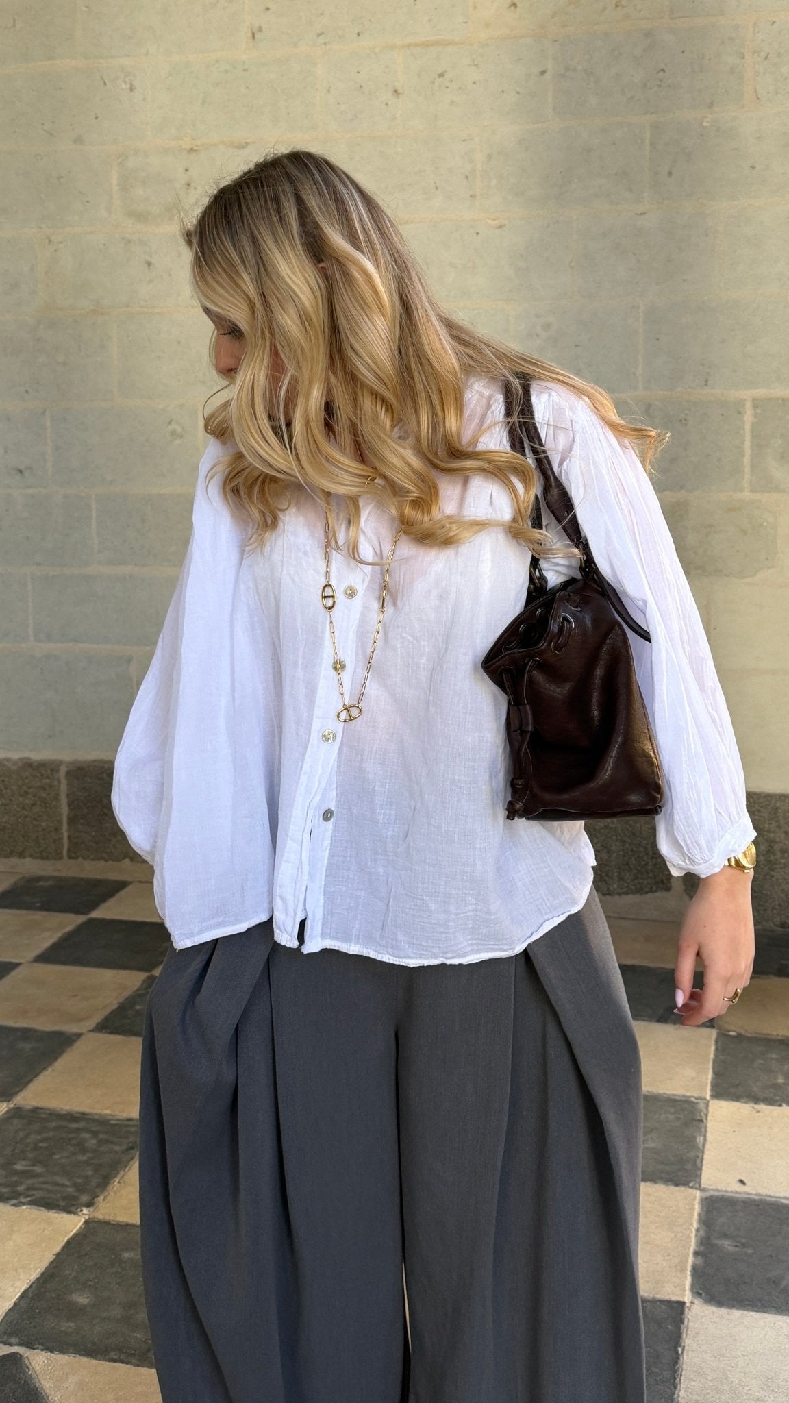 Blouse blanche ALLURE🇮🇹