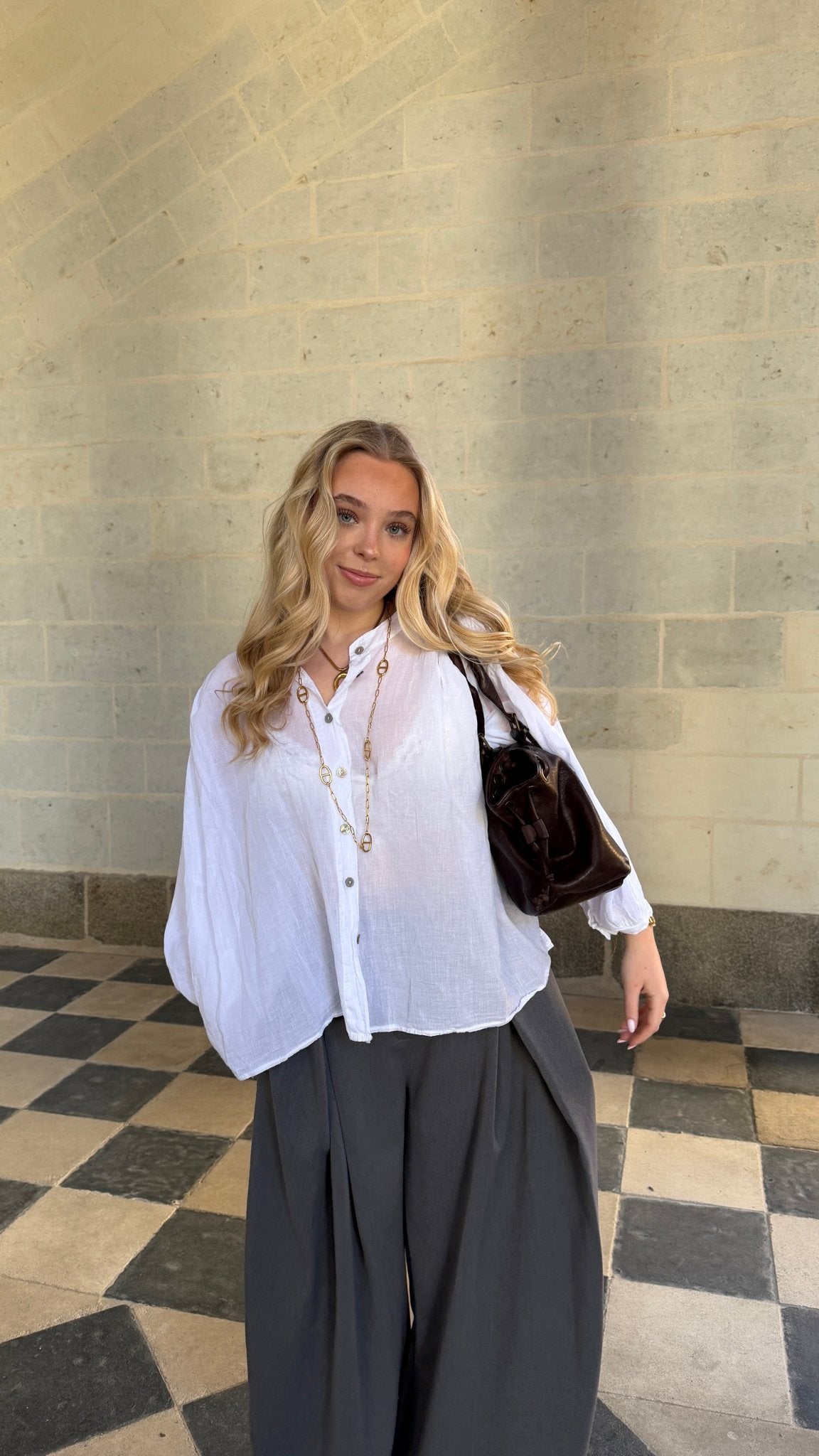 Blouse blanche ALLURE🇮🇹