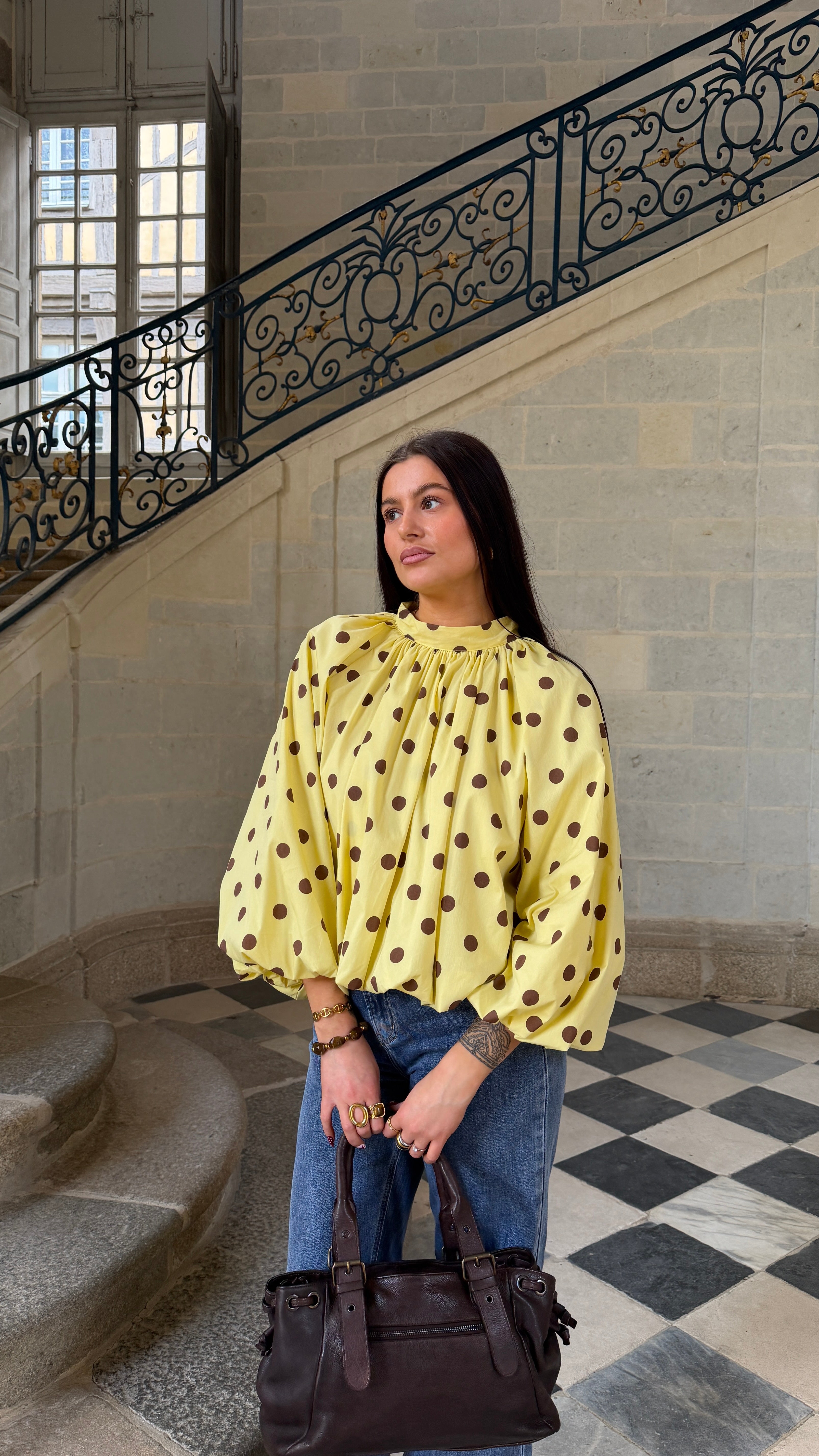 Blouse à pois POLINA 🇮🇹