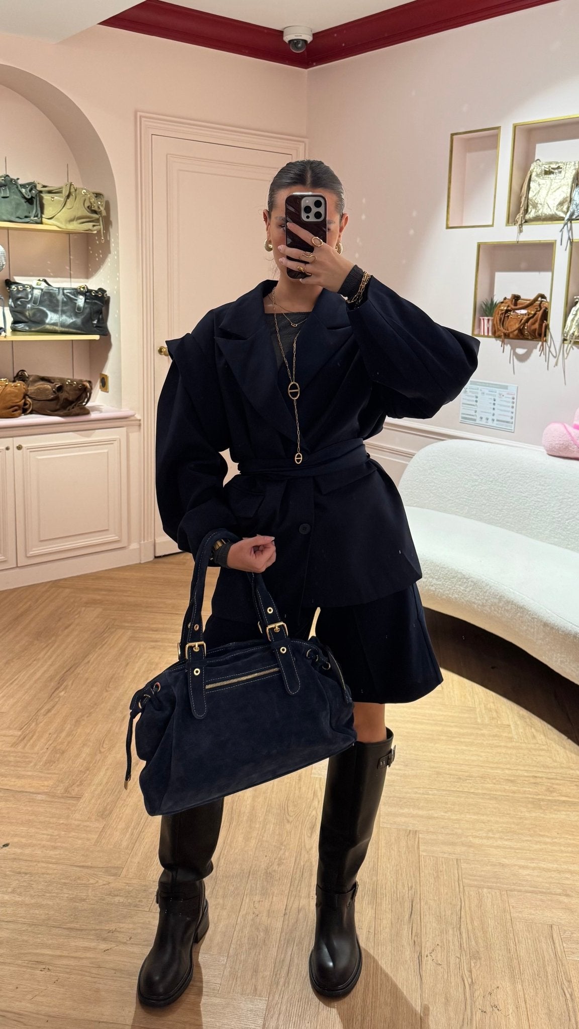 Sac GIGI XL Daim 🇮🇹