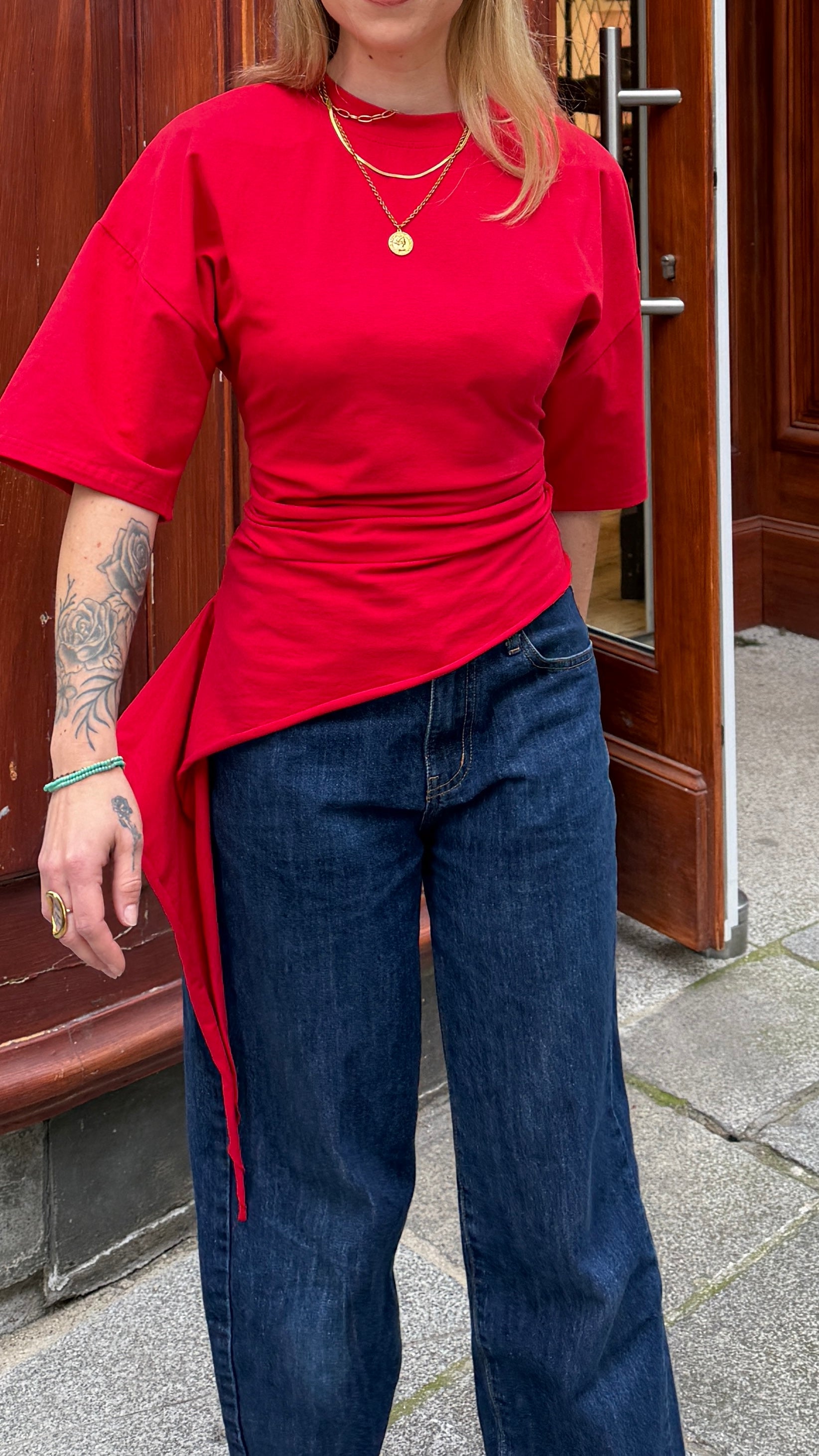 T-shirt asymétrique NOTTING