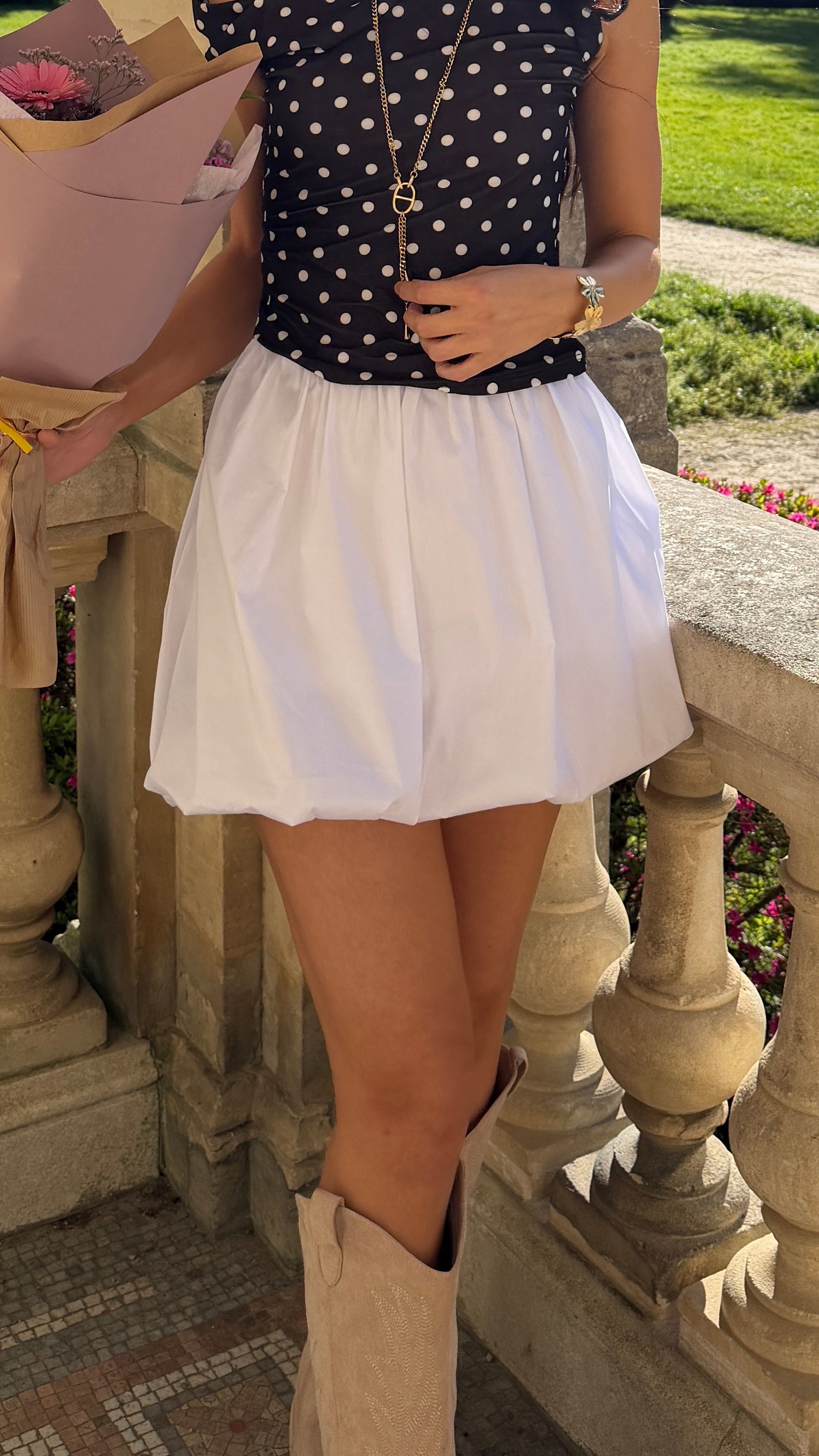 Top à pois POLKA
