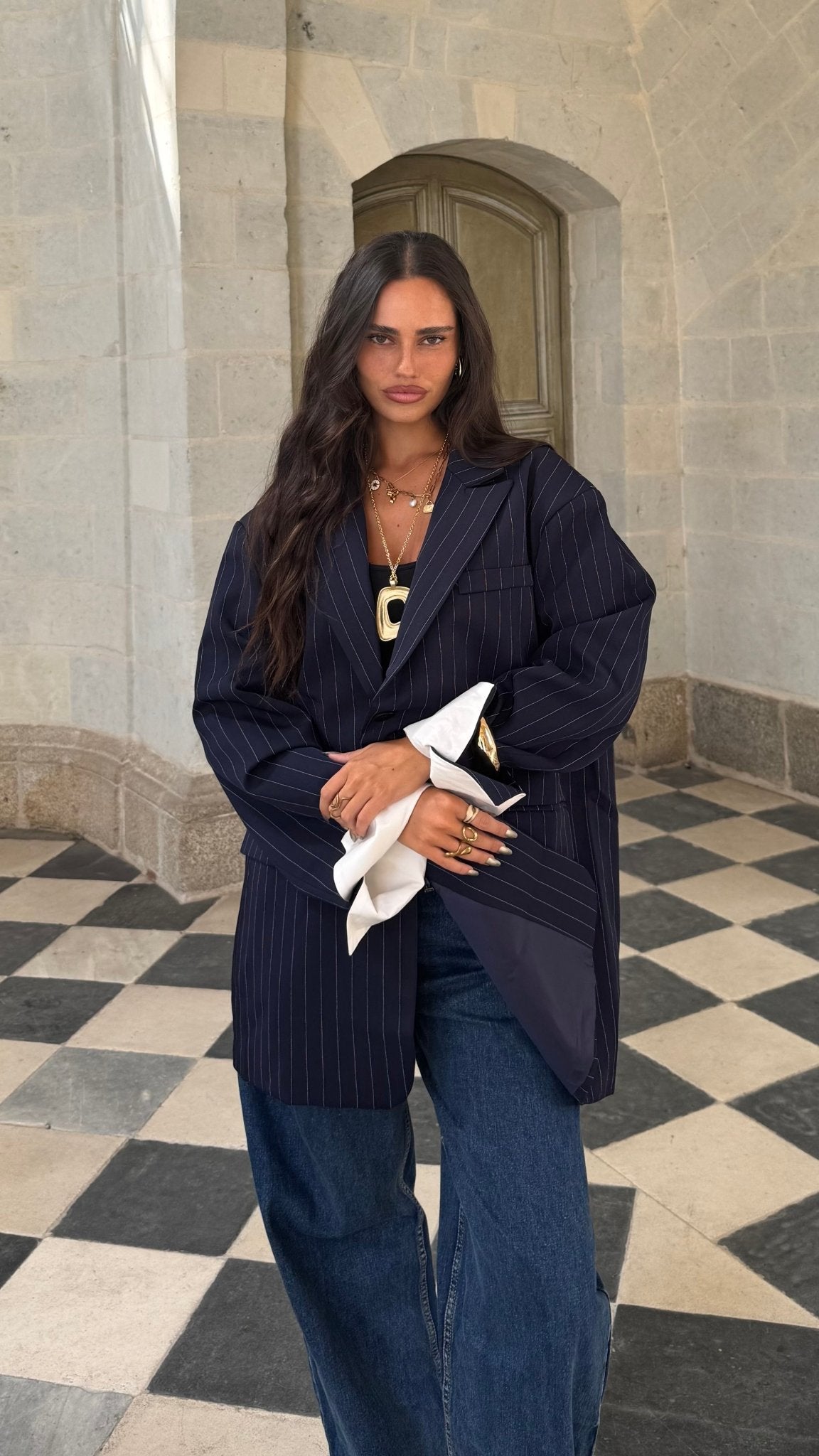 Blazer SELENA Rayé