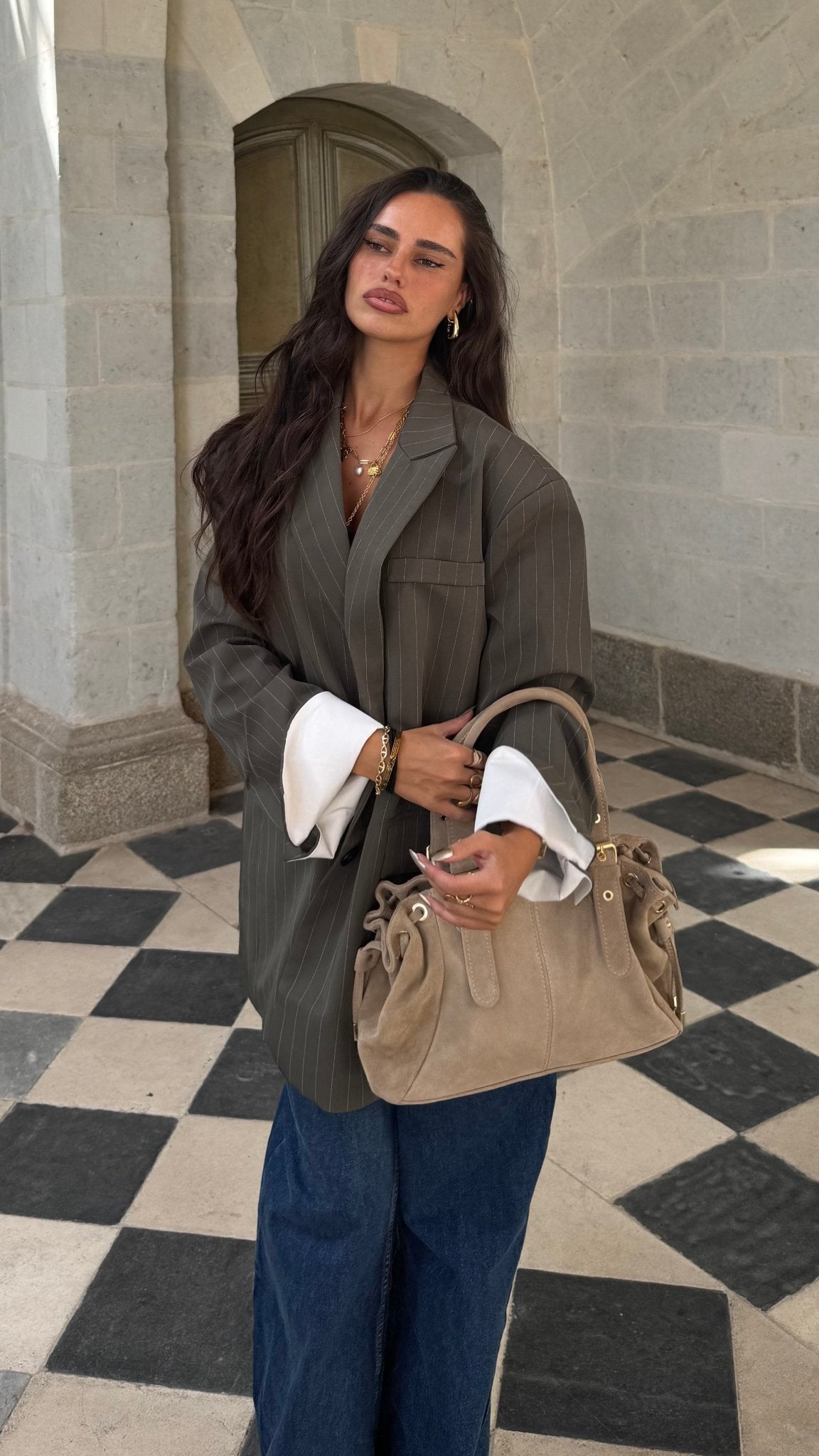 Blazer SELENA Rayé