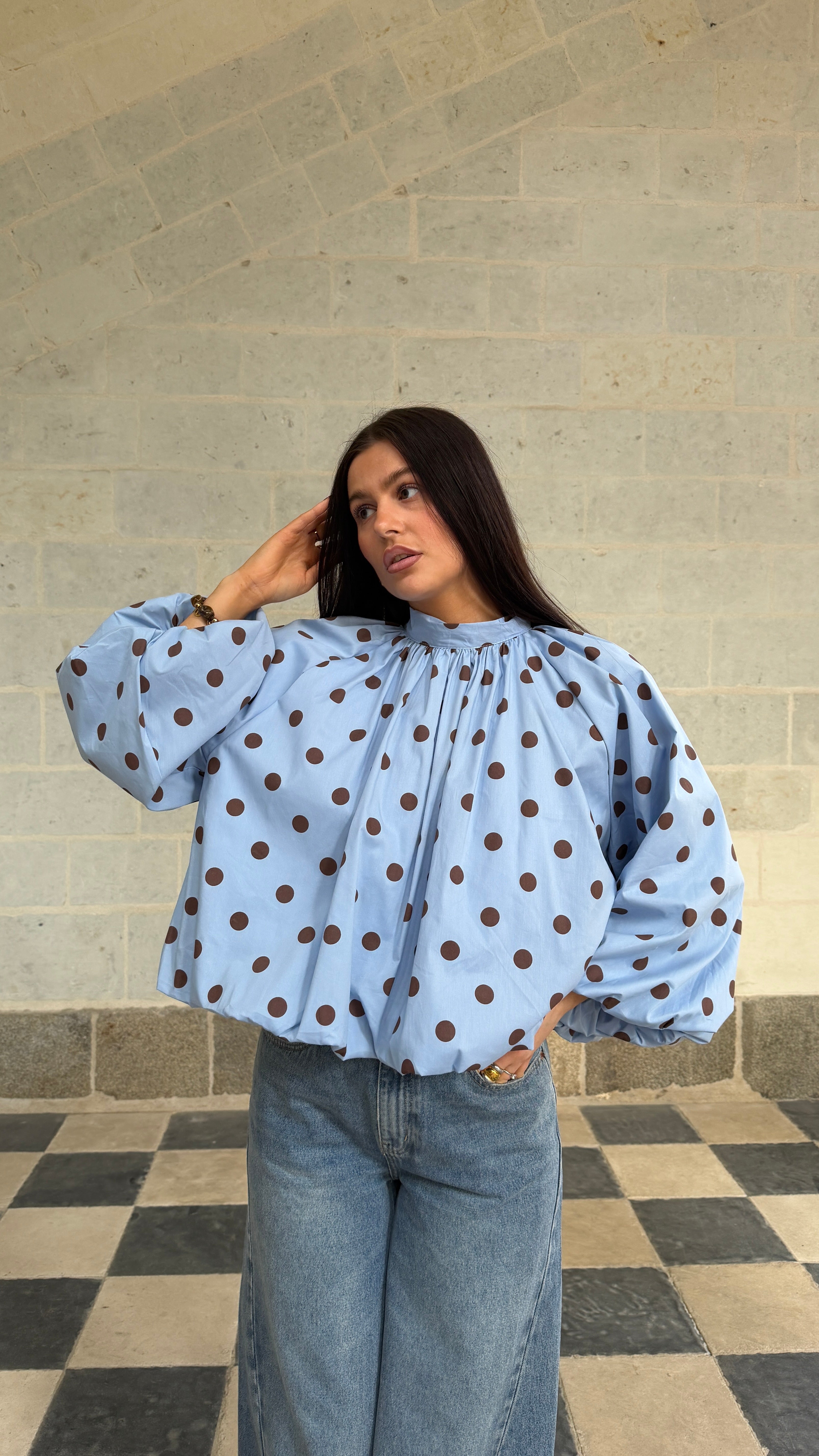 Blouse à pois POLINA 🇮🇹