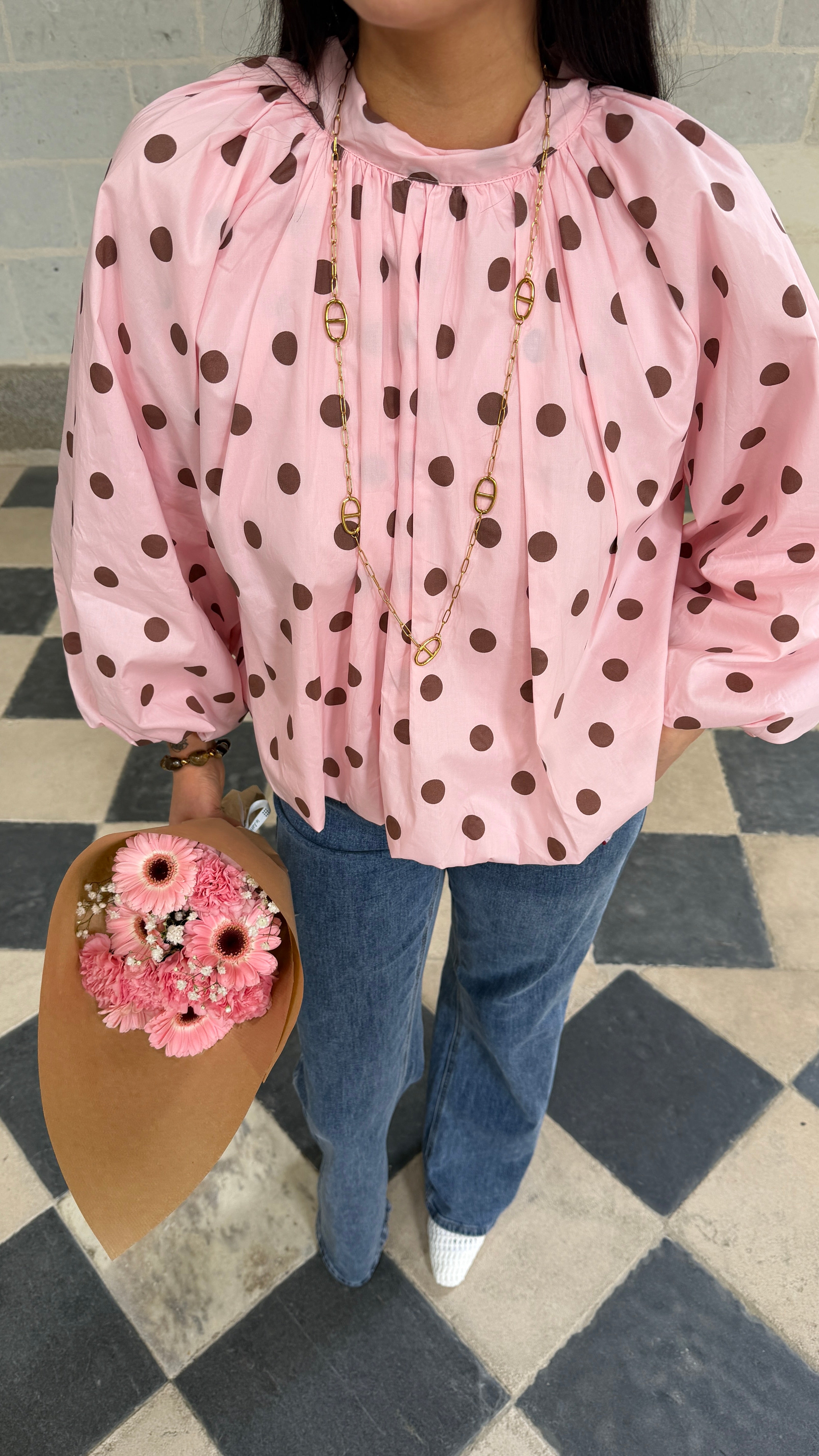 Blouse à pois POLINA 🇮🇹
