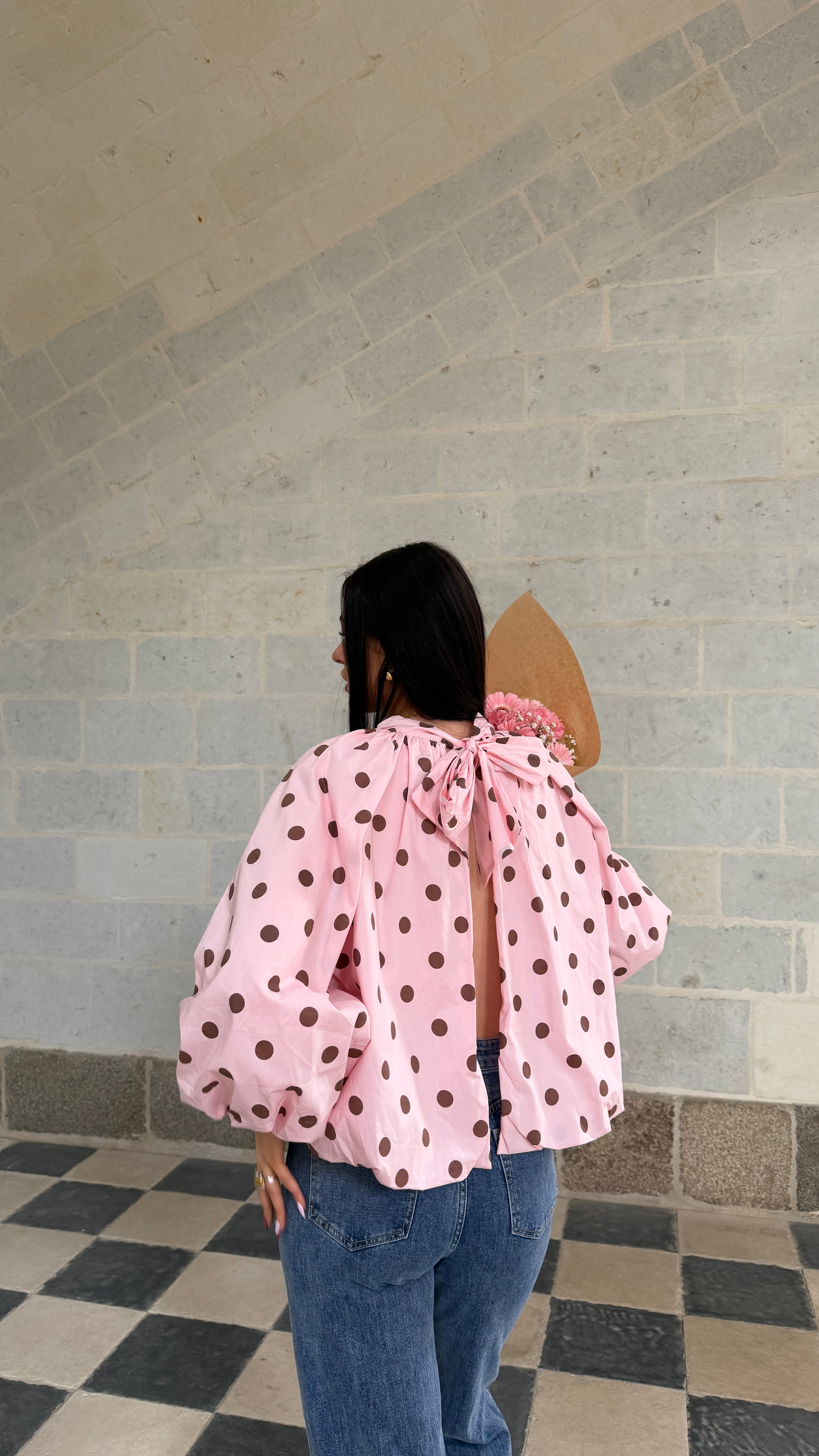 Blouse à pois POLINA 🇮🇹