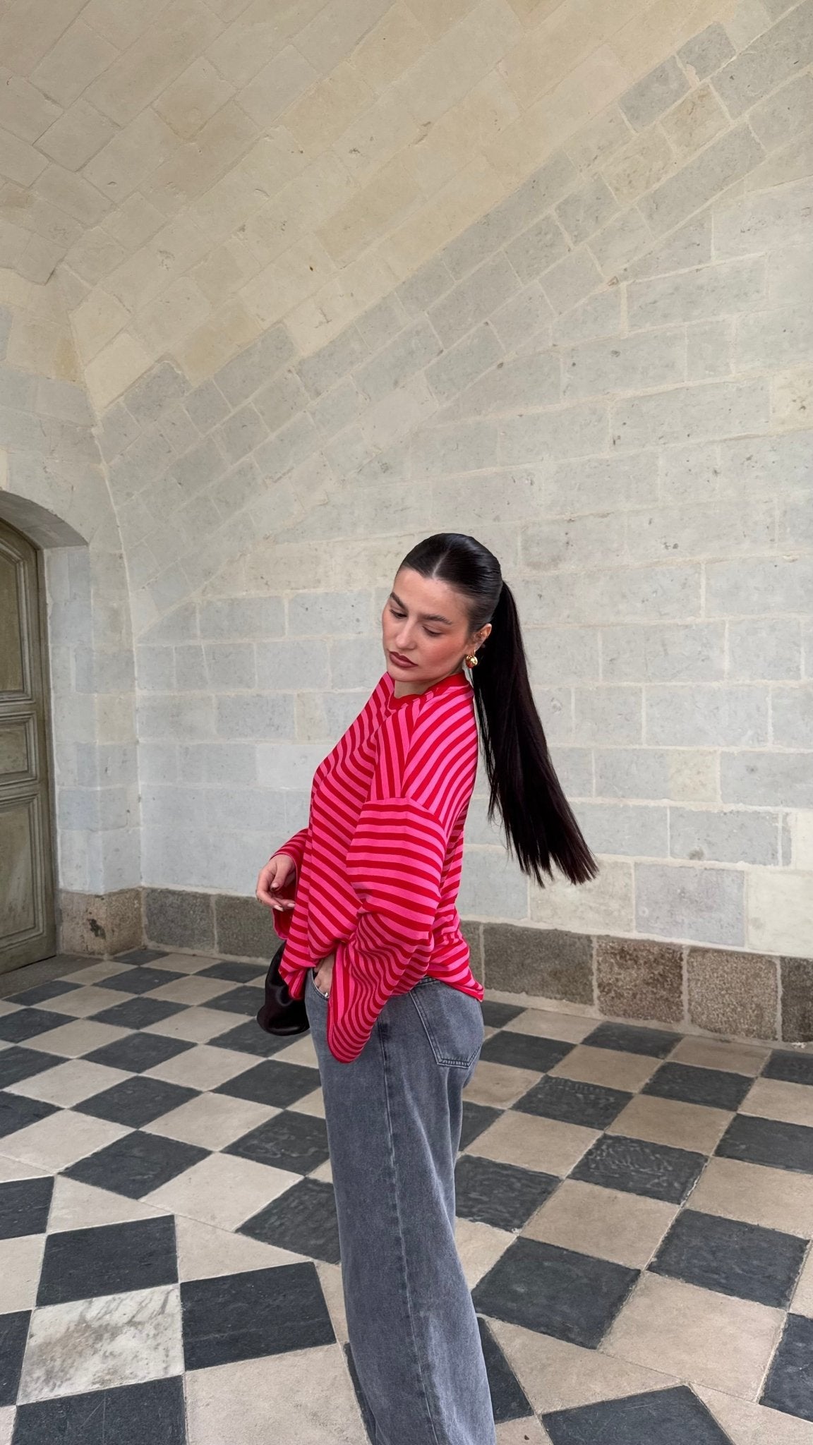 T-shirt marinière manches longues 🇮🇹